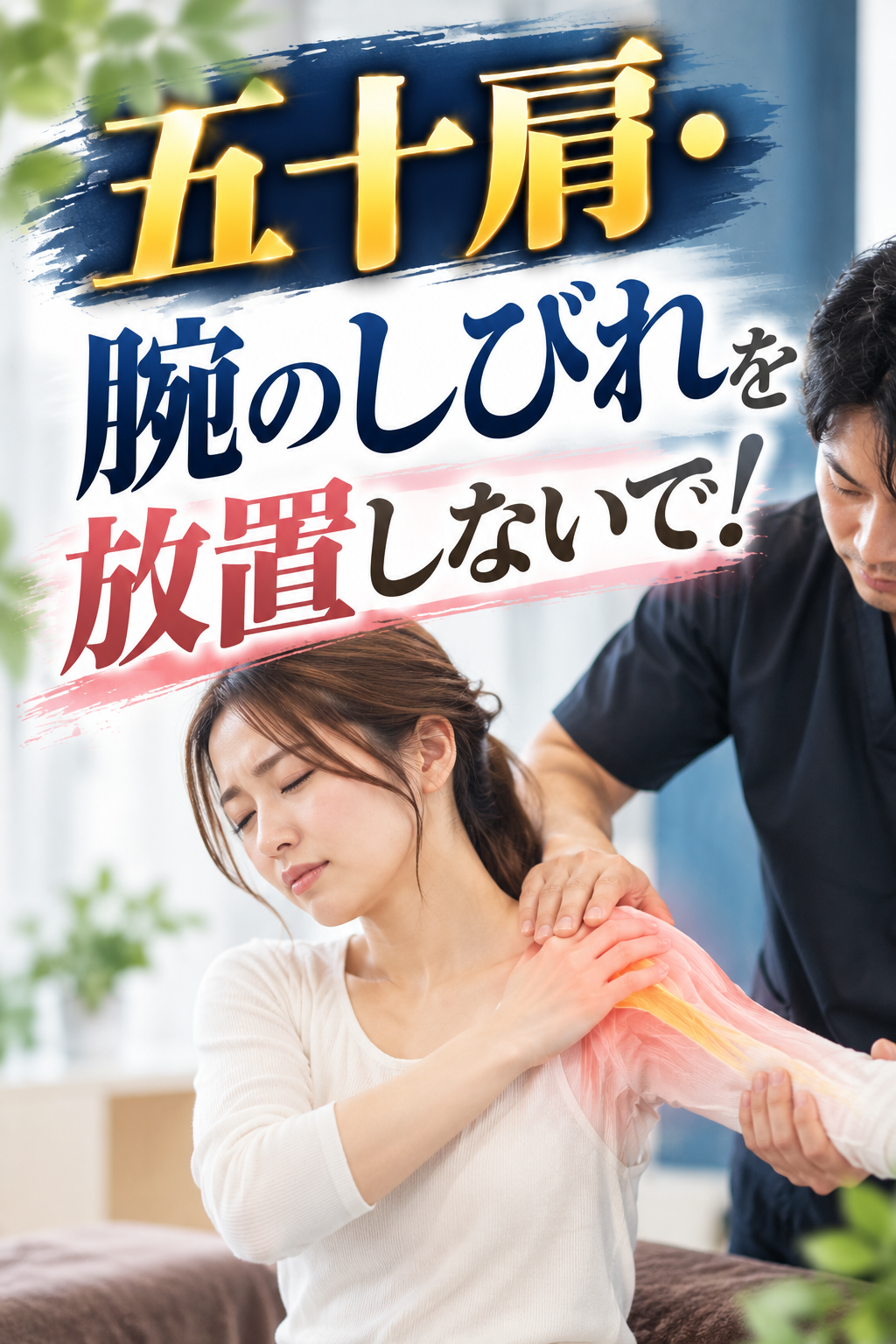 五十肩・腕のしびれを放置しないで！